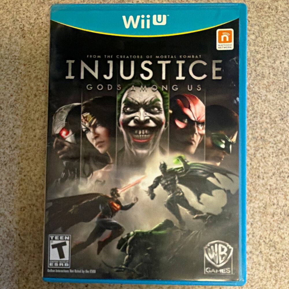WB Games Injustice: Gods Among Us (Injustice Series) Wii U Fighting, T, Manual
